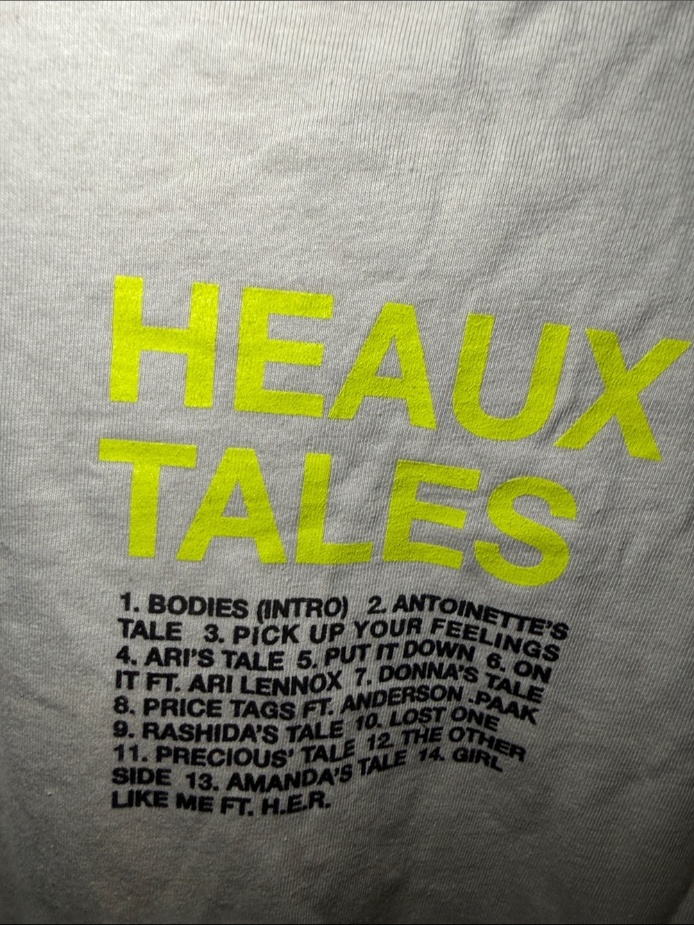 The Thread Shop JAZMINE SULLIVAN Heaux Tales Album Graphic Long Sleeve Tee 2X - Picture 6 of 9